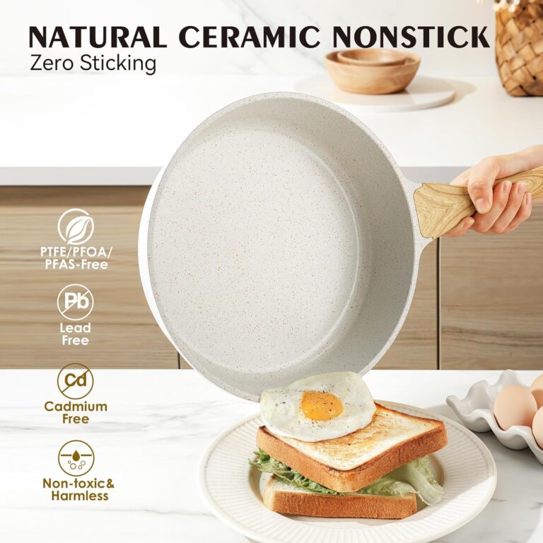 SENSARTE Nonstick Ceramic Cookware Set Piece